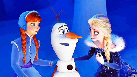 frozen elsa anna y olaf|olaf anna and elsa kiss.